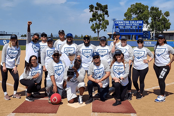 Employee team at Falcon Games