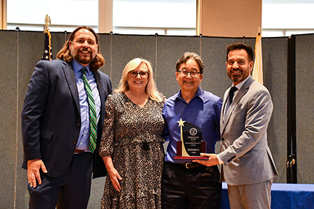 Chad Greene, Dr. Carrie Edwards, Dr. Ken Matsuura, and Dr. Jose Fierro