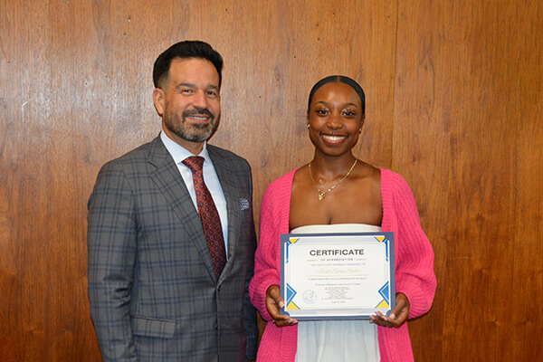 Dr. Jose Fierro and Jacki Stone Scott