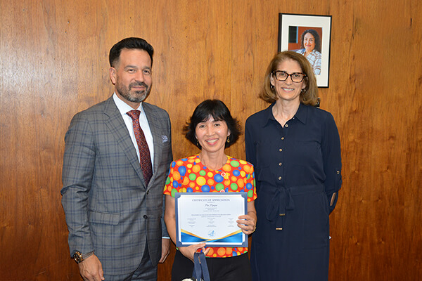 Dr. Jose Fierro, Phu Nguyen, Kathy Burgos