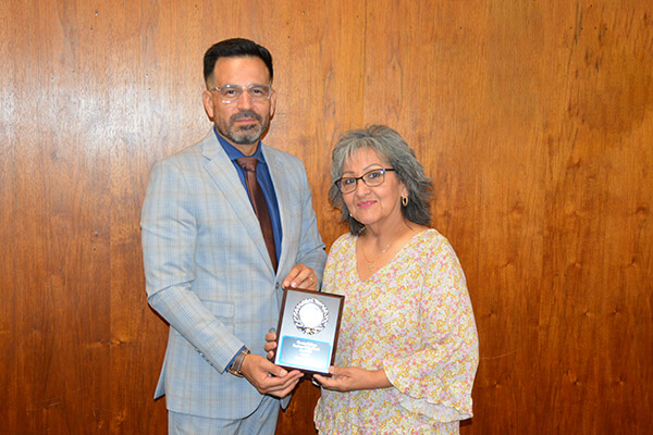 Dr. Jose Fierro and Linda Casey