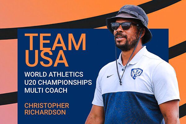 Team USA U-20 multi coach Chris Richardson