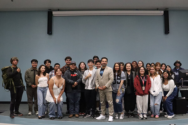 Students and Dr. Jose Fierro