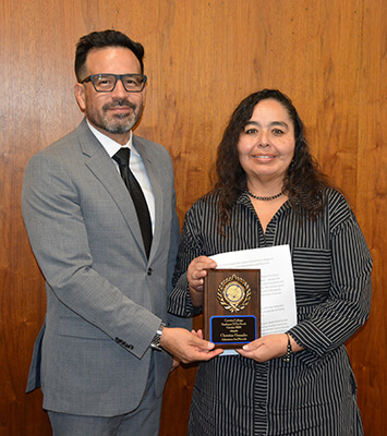 Dr. Jose Fierro and Christine Gonzales