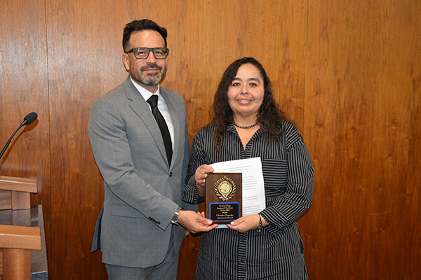 Dr. Jose Fierro and Christine Gonzales