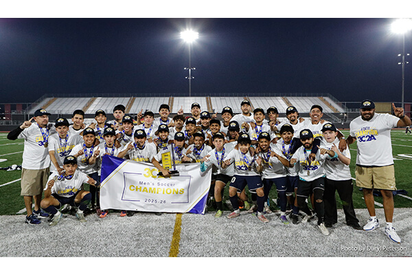 Men's soccer national champs