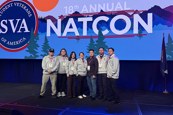 Student veterans at NatCon