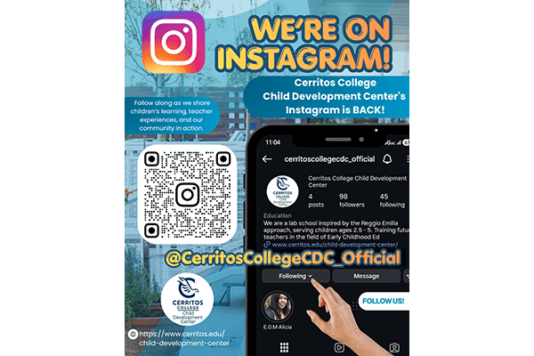 Cerritos College Child Development Center's Instagram