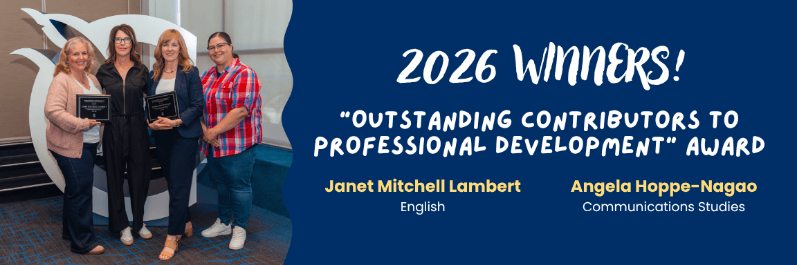 2026 "Outstanding Contributor to Professional Development" Awardees 