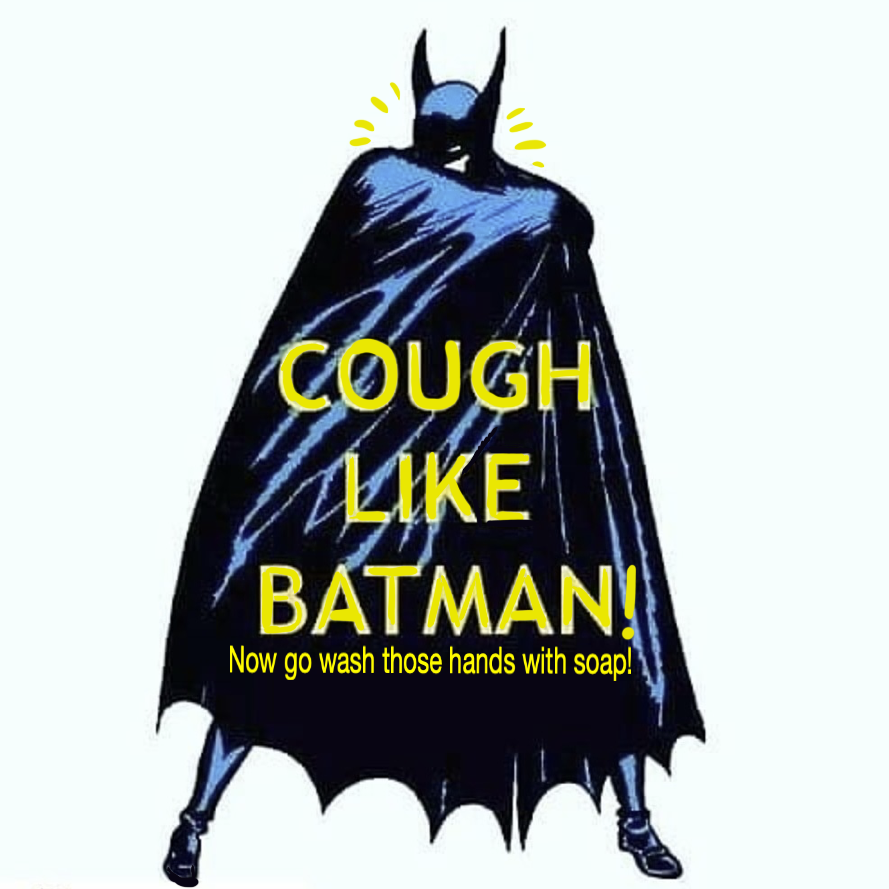 Coughing Batman
