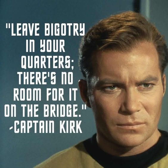 Kirk - Leave your bigotry