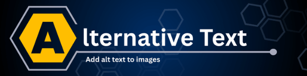 Alternative Text. Add alt text to images. 