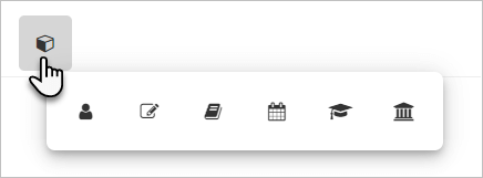 Blocks options in the toolbar