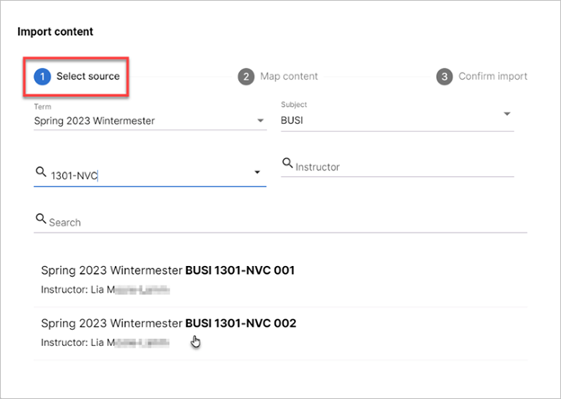 select source button