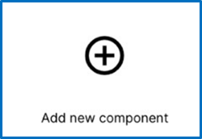 add new component button