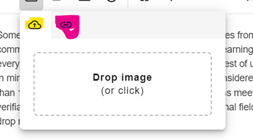 Drop Image dialog box
