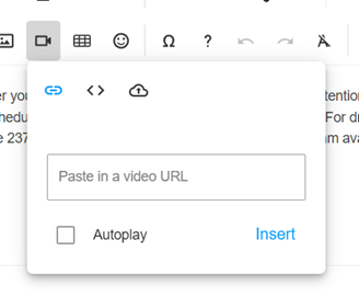 video button
