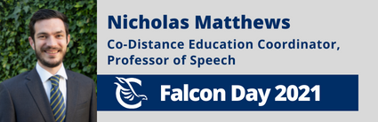 Nicholas Matthews, Co-DE Coordinator, Professor of Speech