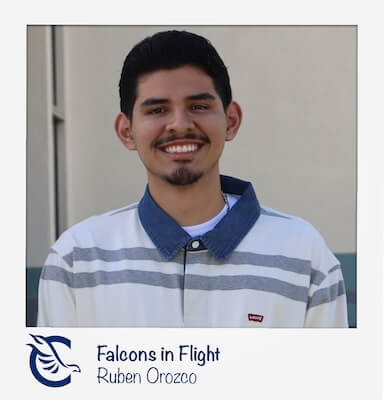 Ruben Orozco, Falcons in flight