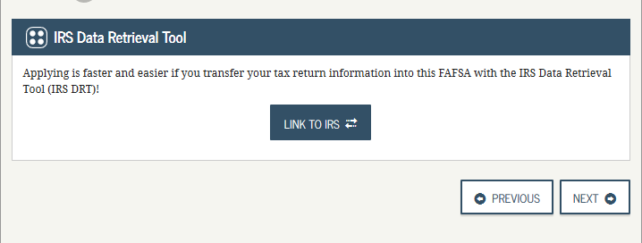 IRS DATA Retrieval Tool 