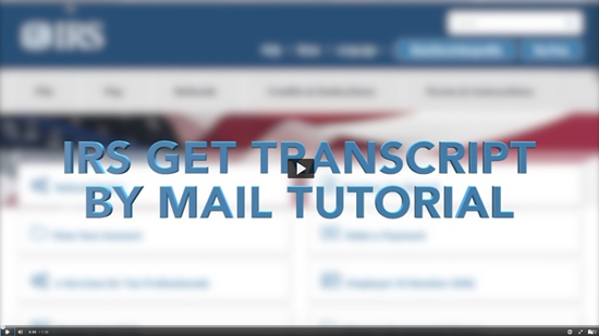 Financial Aid Video about Transcript by Mail Tutorial