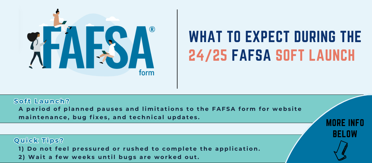FAFSA Form. What to expect during the 24/25 FAFSA soft launch.