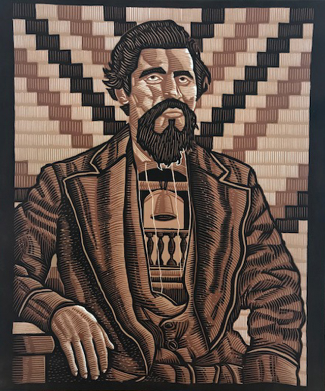 A portrait of a man.