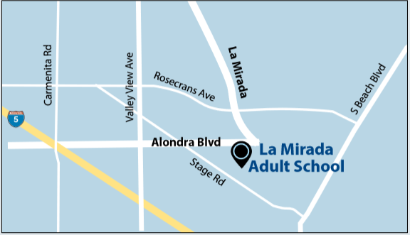 Map of La Mirada Educational Center