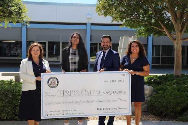 Congresswoman Linda Sanchez with District officials