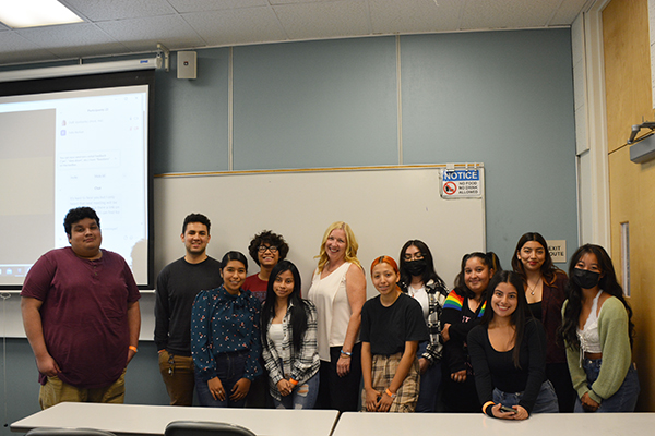 Psi Beta students