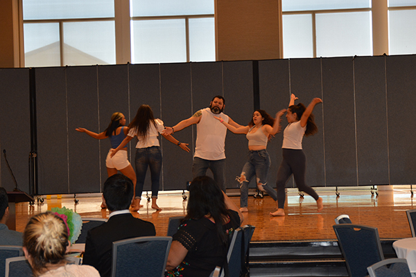 Dancers on stage