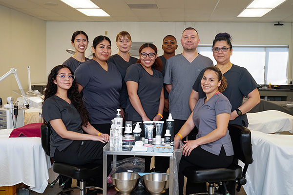 Cosmetology students