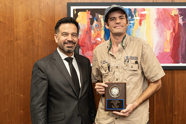 Dr. Jose Fierro and Sam Millard