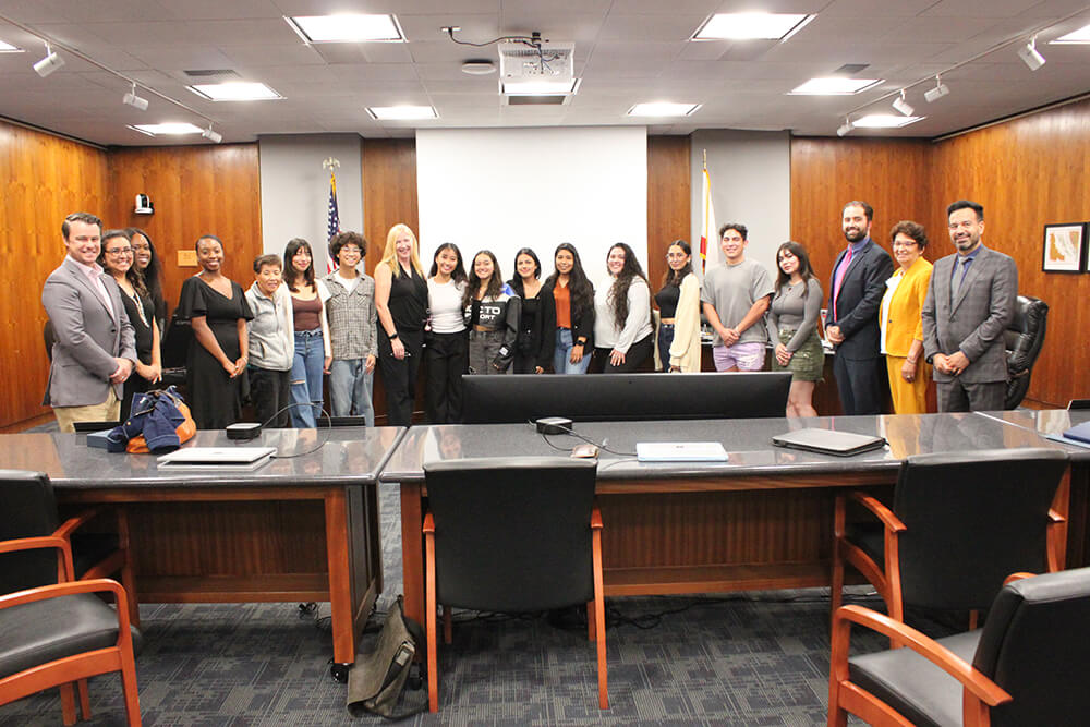 Psi Beta students