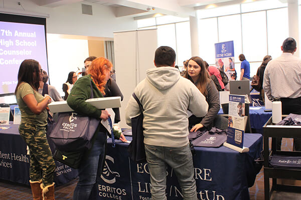 High School Counselor Conference booth