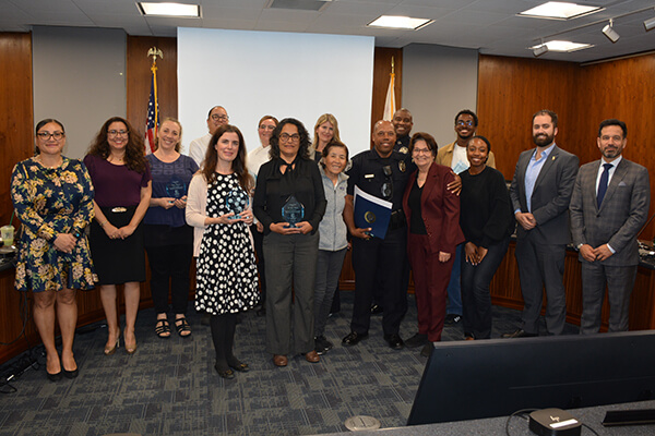 Diversity Awards winners and the board