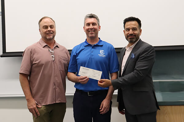 Bob Smith, Joe Mulleary, and Dr. Jose Fierro