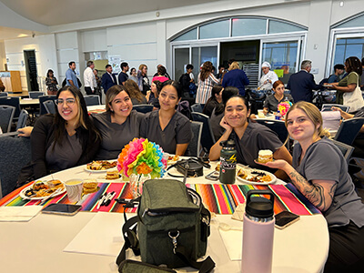 Students at Hispanic Heritage Month 