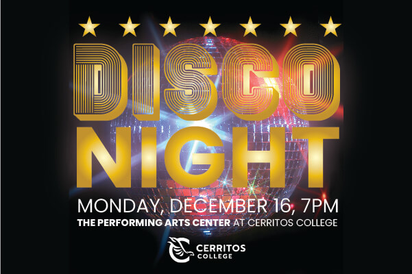 Disco Night Monday, December 16, 7 p.m.