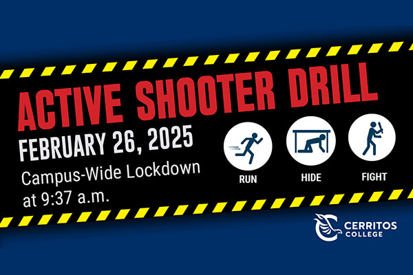 Active Shooter Drill at Cerritos College February 26