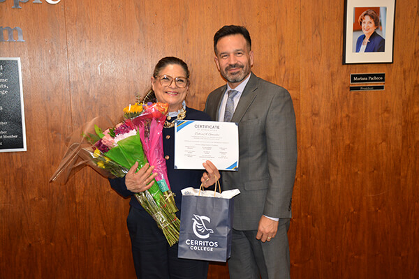 Debra Gonzalez and Dr. Jose Fierro