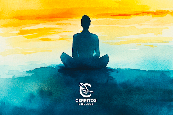 Meditating person