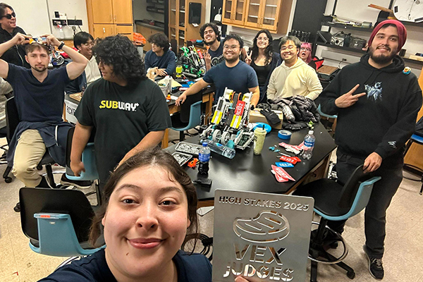 Engineering Technology Club at the tournament
