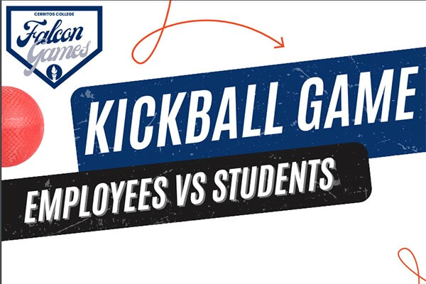 Falcon Games Kickball game Employee vs students