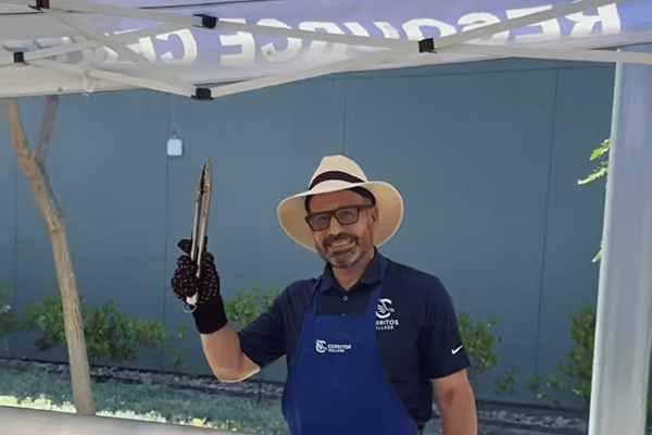 Dr. Fierro BBQ'ing