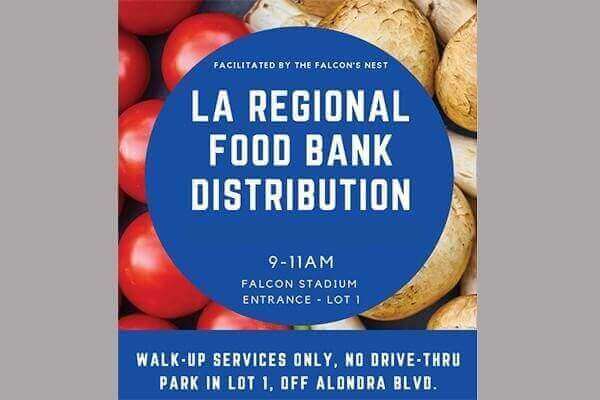 LA Food Bank food distribution