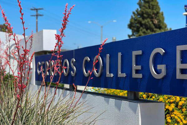 College sign