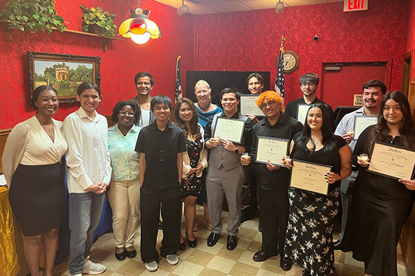 Psi Beta inductees