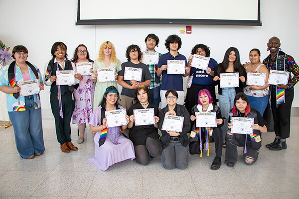 Lavender graduates