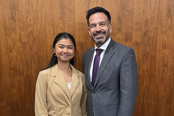 Carmela Fabian and Dr. Jose Fierro